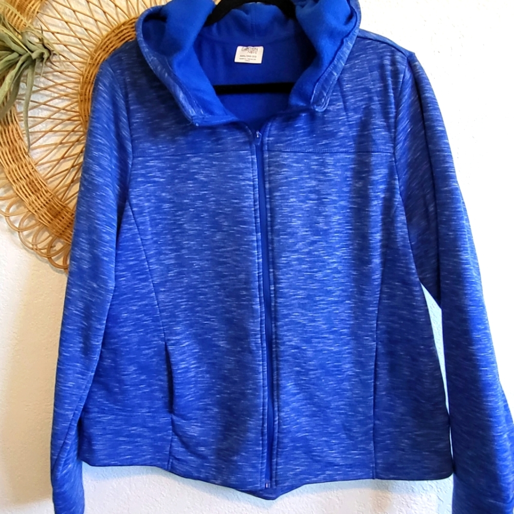 Danskin Zip Up Hooded Sweatshirt
